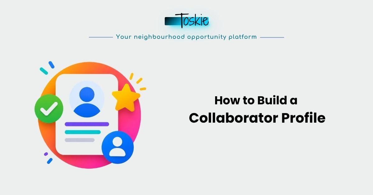 collaborator profile in toskie